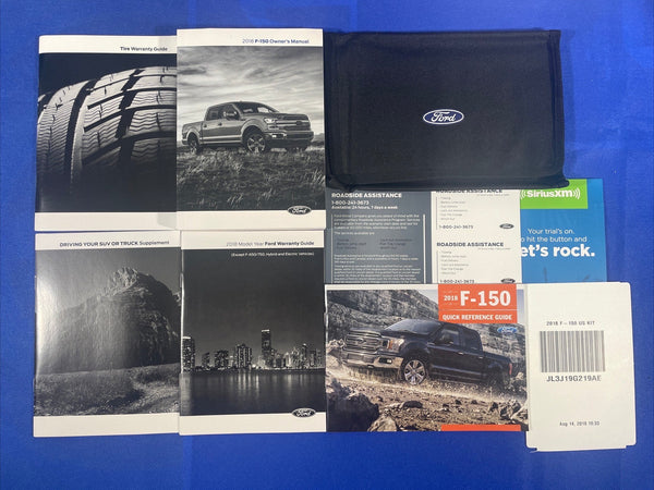 2018 Ford F150 F-150 Owner's Manual Set